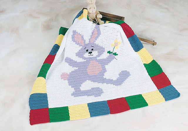 Ravelry: Rufus Rabbit Afghan pattern by Sandra Miller Maxfield