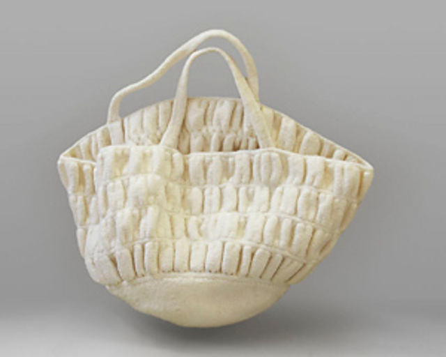 Felted Ruched Bag