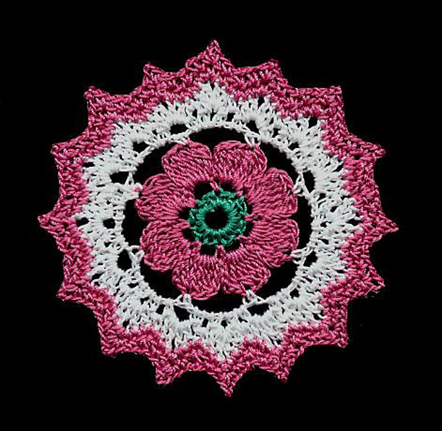Quick Floral Coaster