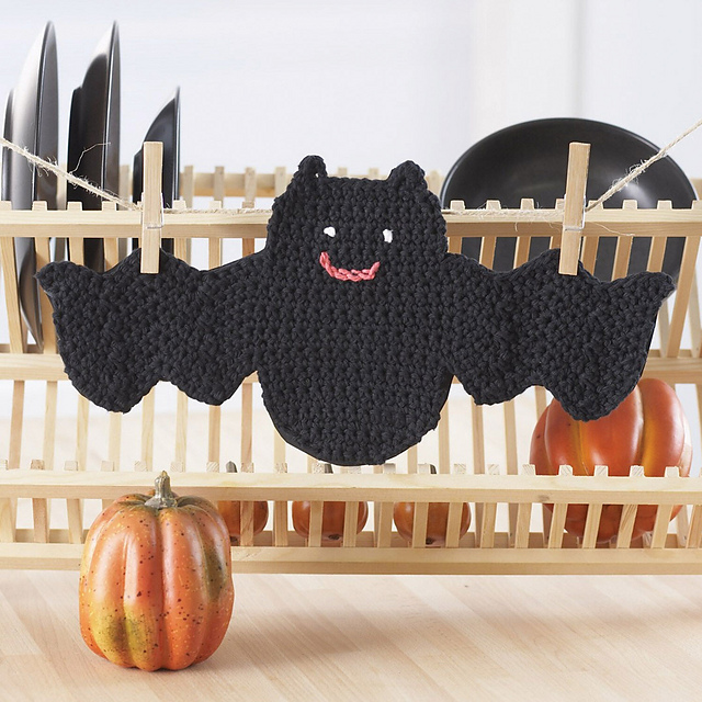 Bat Dishcloth