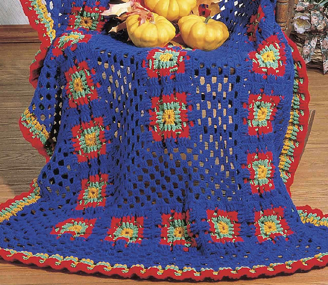 Crayon Blocks Afghan
