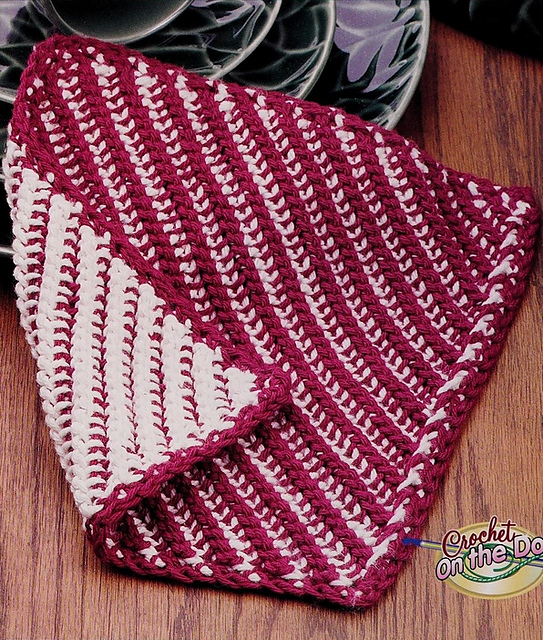 Diagonal Dishcloth