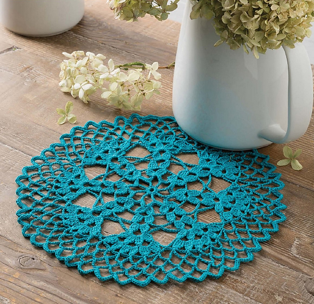 Cornflower Doily