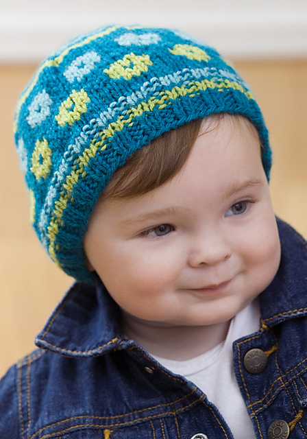 Intarsia Baby Hat #WR1703