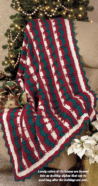 Christmas Textures Afghan