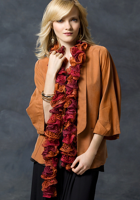 Ravelry: Frilly Crochet Scarf pattern by Red Heart Design Team