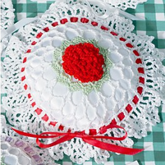 January Carnation Birthday Sachet