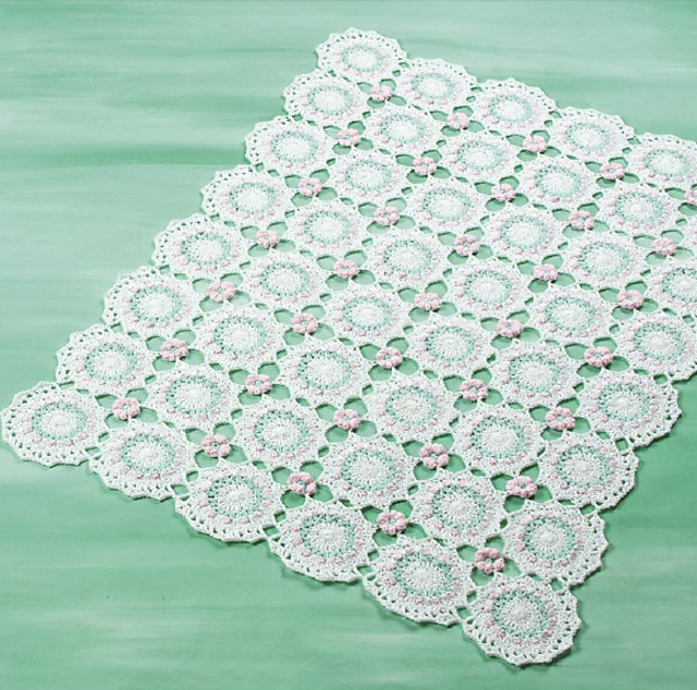 Rosebud Baby Set: Blanket