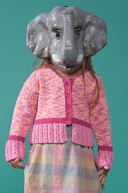 Elephant Girls Lace Edge Cardigan