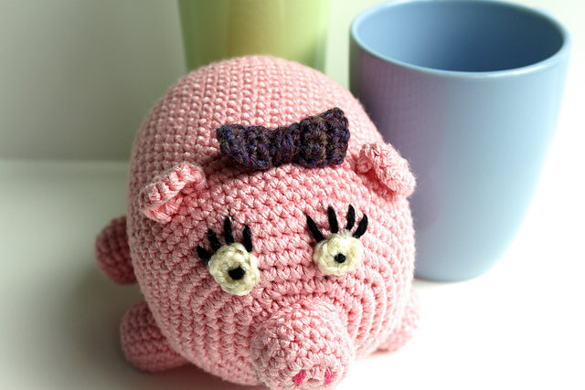 Pretty Penelope Pig Amigurumi