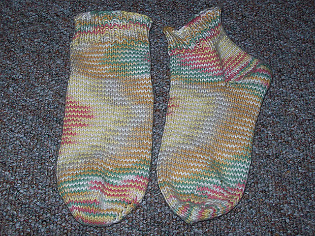 No Gauge Toe-Up Sock