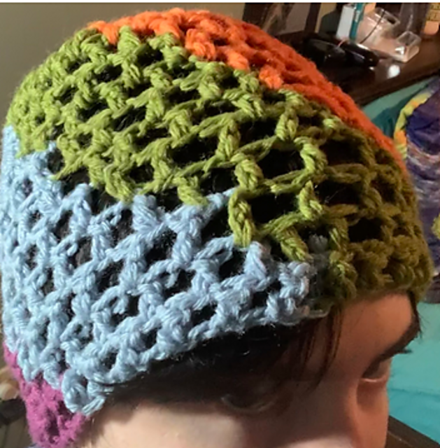 Rainbow Spiral Hat