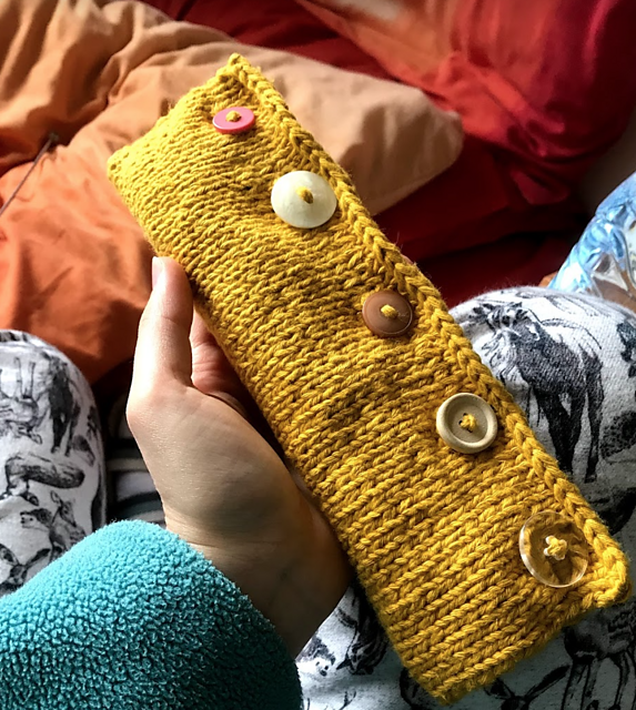 Buttoned Pencil Case
