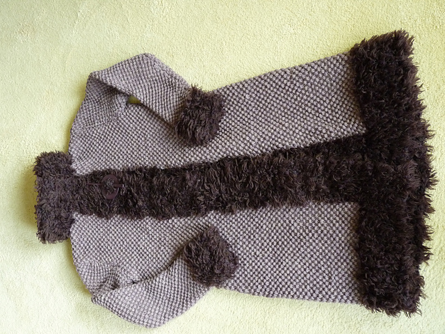 # 44 Perlmustermantel/Coat