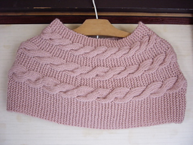 p.29 Snood（ケーブルのスヌード）