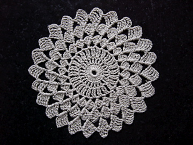 Sunflower doily