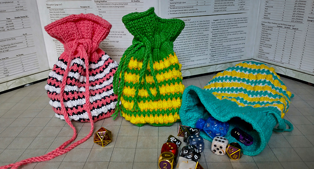 Pineapple Dice Bag