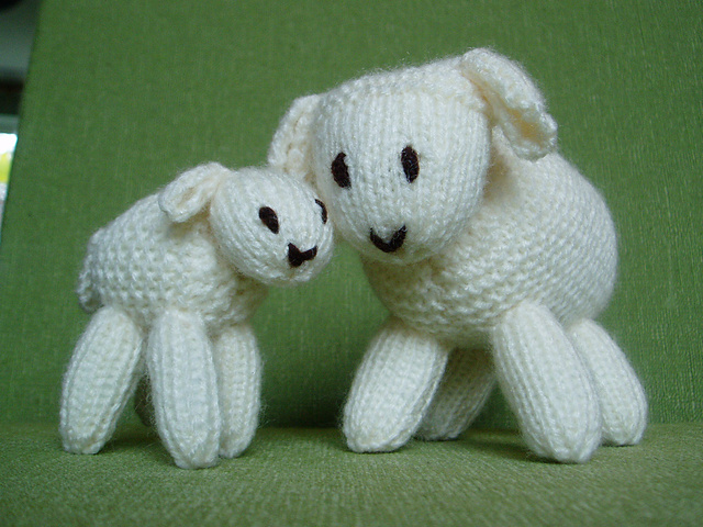 Spring Sheep and Lamb