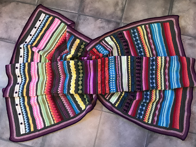 Rainbow Sampler Blanket — foto 3