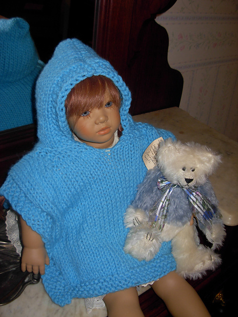 Baby Bunny Hooded Poncho and Carrot