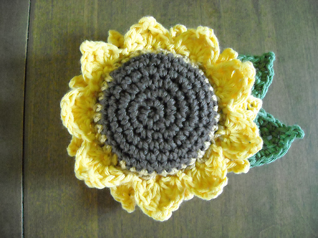 Sunflower Scrubbie
