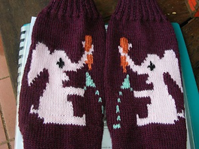Tipsy Elephant Socks #72-111