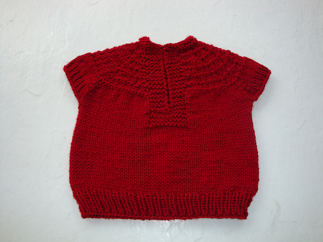 Toddler Girl's Short Sleeved Pullover