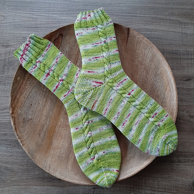 Doppelzopf Socken