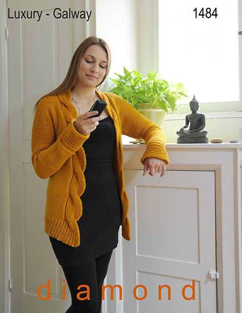 1484 One piece open cardigan