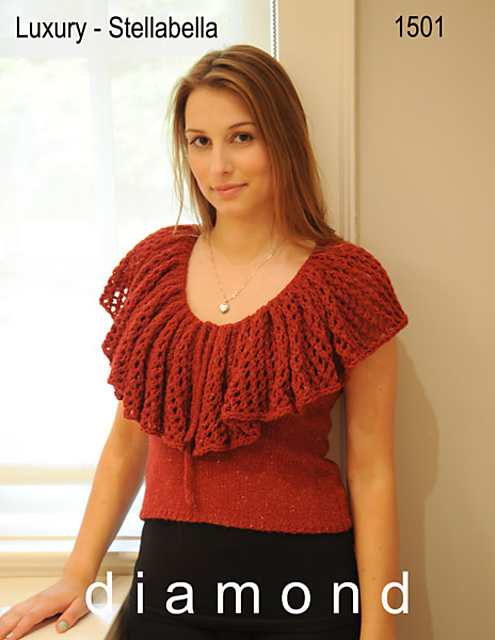 1501 Flounce V-neck Top