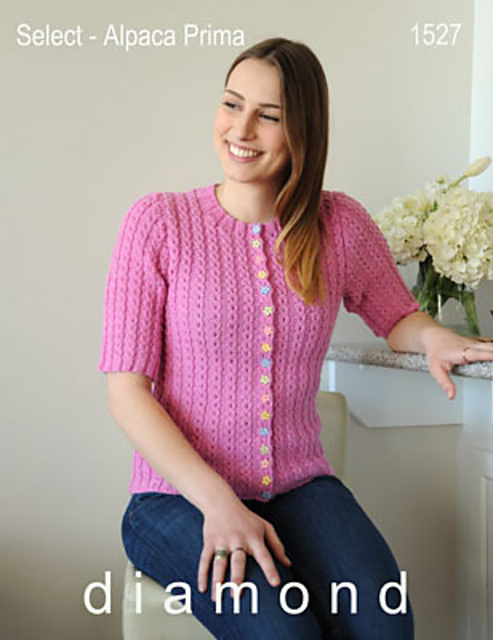 1527 Eyelet Cardigan