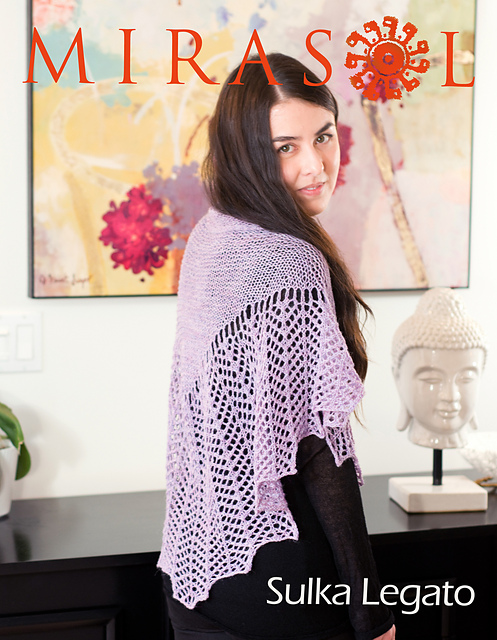 Arrowhead shawl