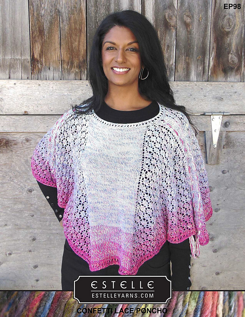 Confetti Lace Poncho EP98