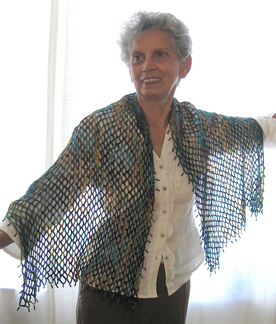 Crochet Mesh Wrap 111
