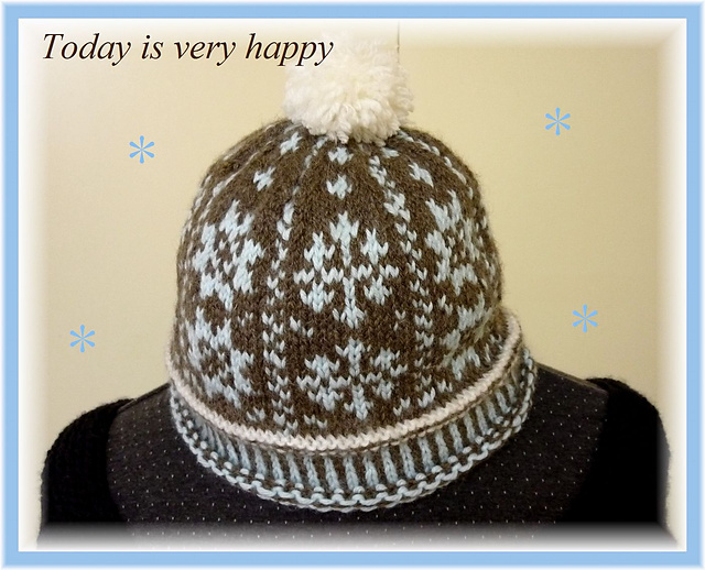 P.28 Snowflake Cap (雪柄のキャップ)
