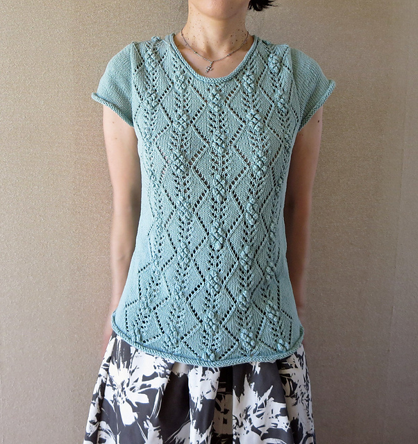 10 Diamond lace pullover