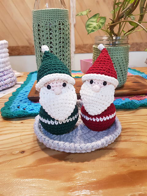 santa claus armigurumi