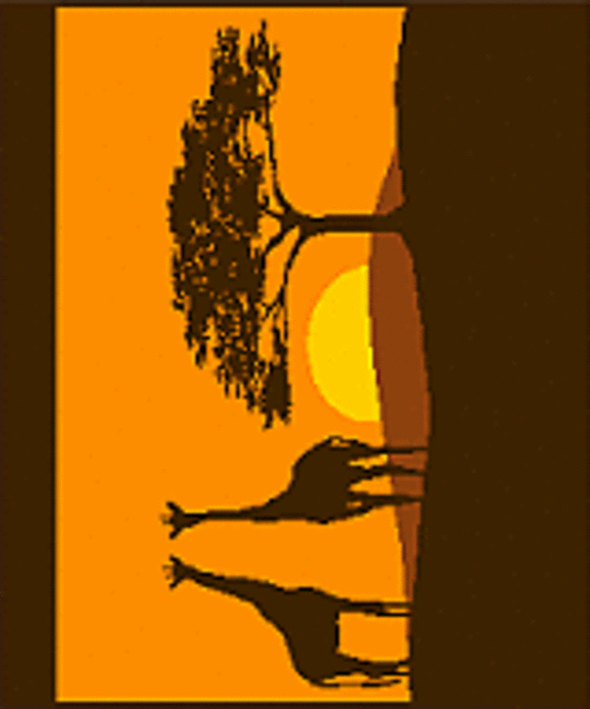 Giraffe Silhouette