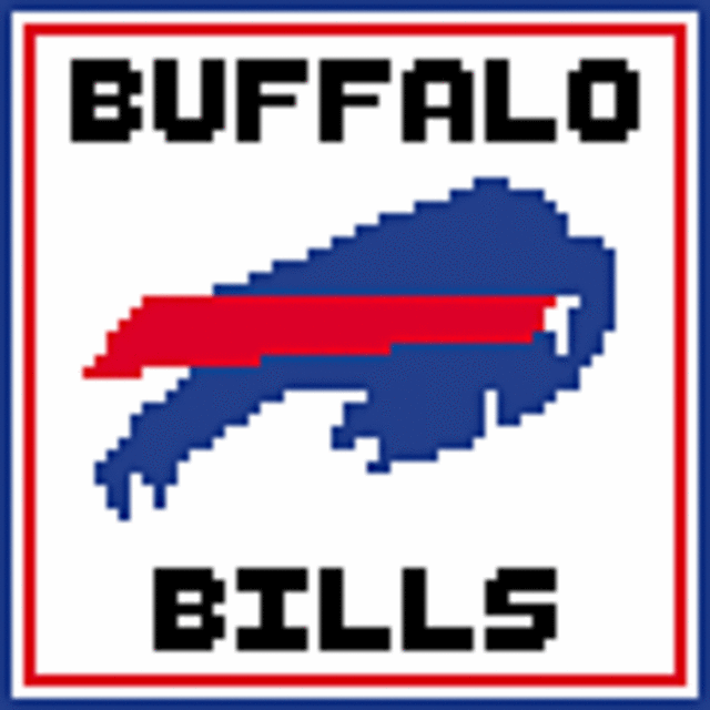Buffalo Bills Pillow / Latch Hook