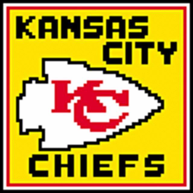 Kansas City Chiefs Pillow / Latch Hook