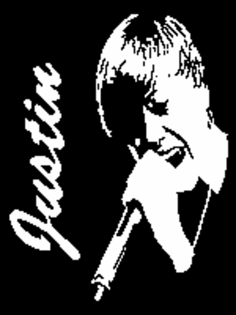 Justin Bieber with Mic