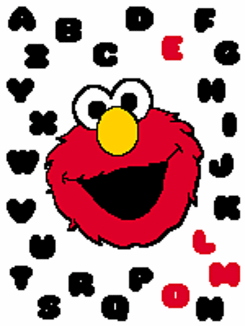 Elmo's Alphabet Pillow & Throw Set