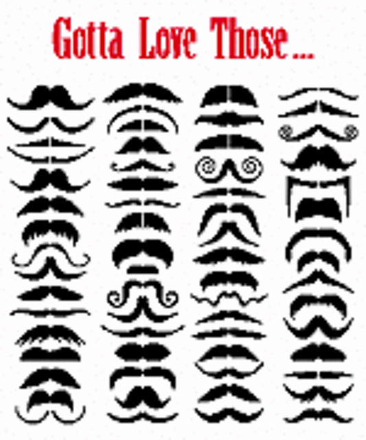 Gotta Love Those Mustaches