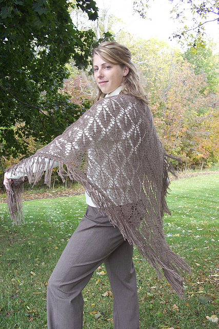 Mountain Leaves Shawl