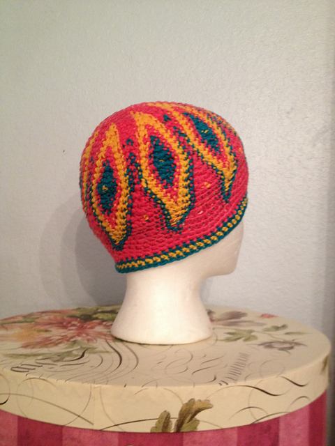 Feather Pattern Hat