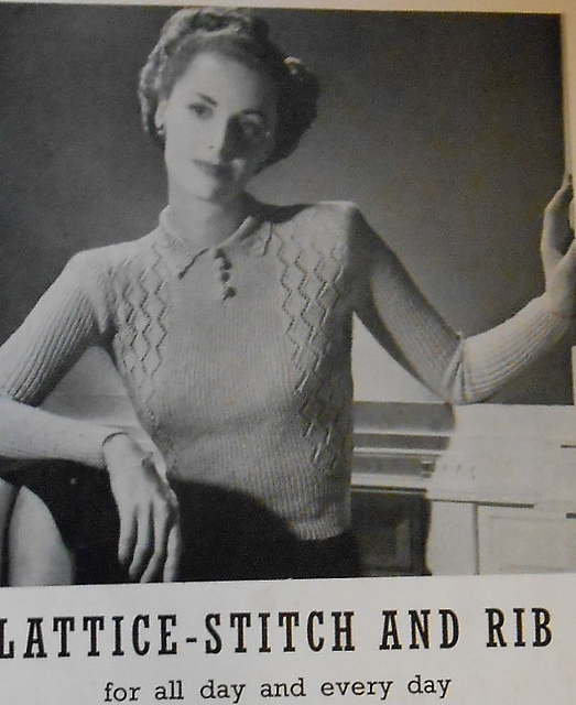 Lattice-Stitch and Rib