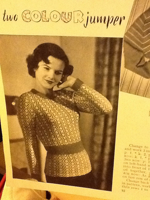 Two Colour Jumper