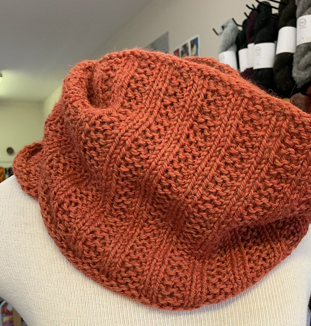 Garter Rib Chunky Cowl