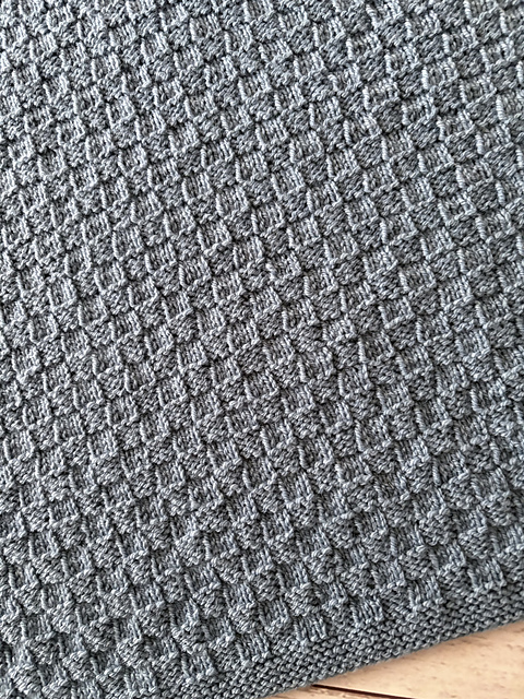 Micro Squares Baby Blanket