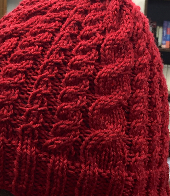 February Cabled Hat